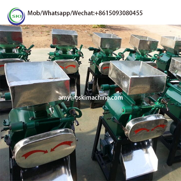 Small Grains Flattening Pressing Machinery Barley Flakes Production Flattening Mill Processing Machine