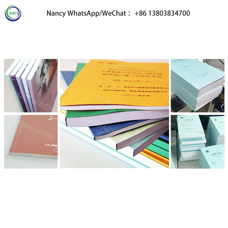 Automatic Book Binder Hard Cover Machine A3 Professional Perfect Hot Melt Glue Book Binding Machine For Books