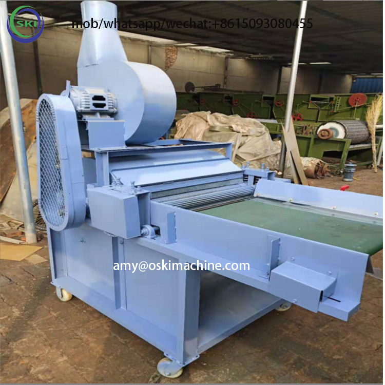 Automatic nail board waste cotton fiber opener chemical fiber roving opening machine