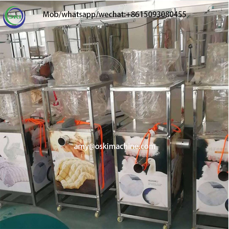 Automatic quilt duvet filling machine goose down filling machine use for pillow