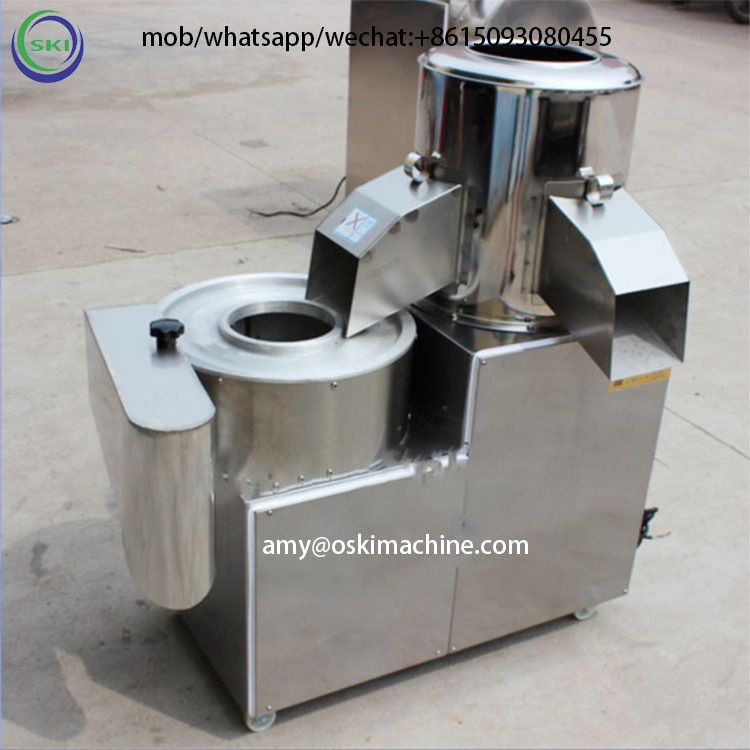 Potato peeler and slicer taro Peeler Cutter machine french fries potato cutting machine