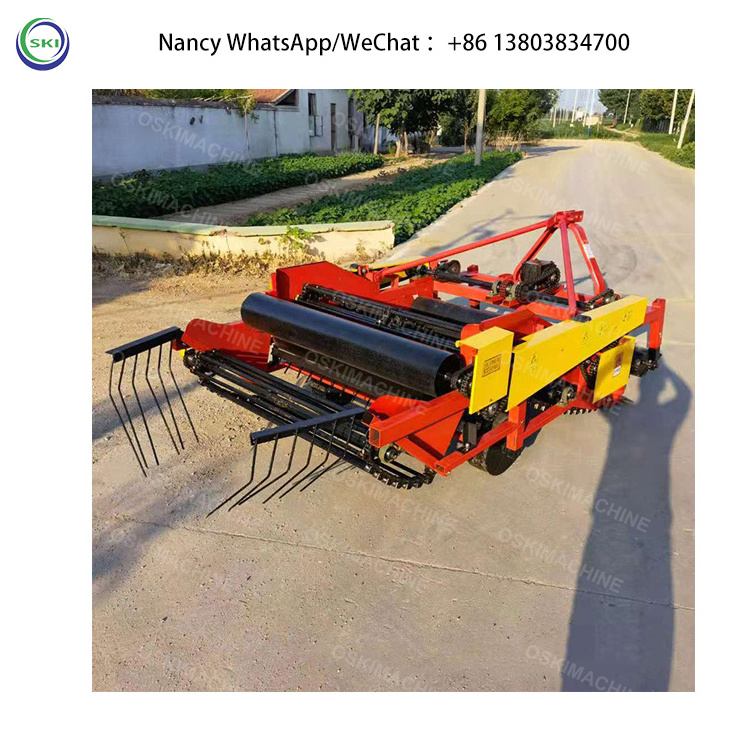 Green Peanut Picker Potato Digger Machine Harvester 1 Row Machine Peanut Harvesting Machine Groundnut Digger