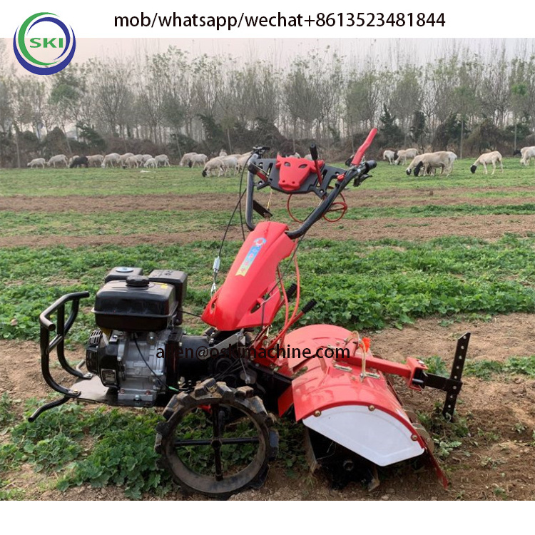 Electric Start Micro Rotary Tiller  Power Tiller Price  Mini Tiller Cultivator Parts