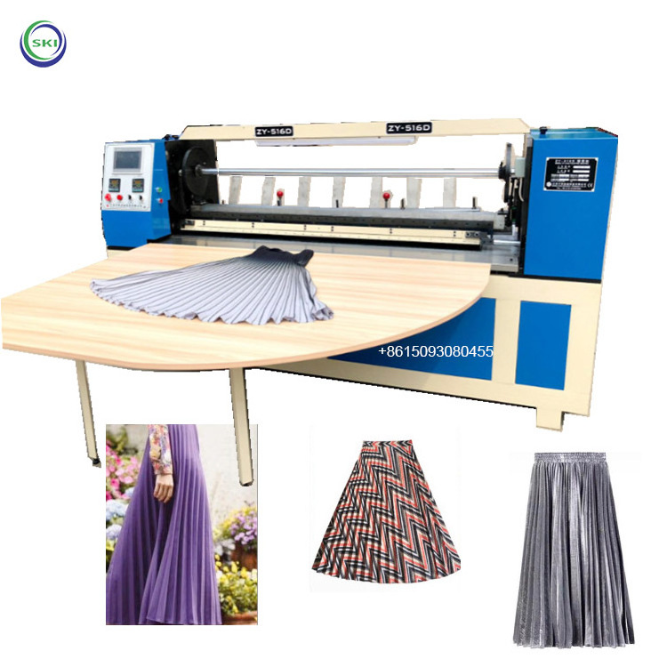 Industrial Electric Pleat Skirt Machine Computer Controlled 217 Multi-Function Fabric Pleating Machine