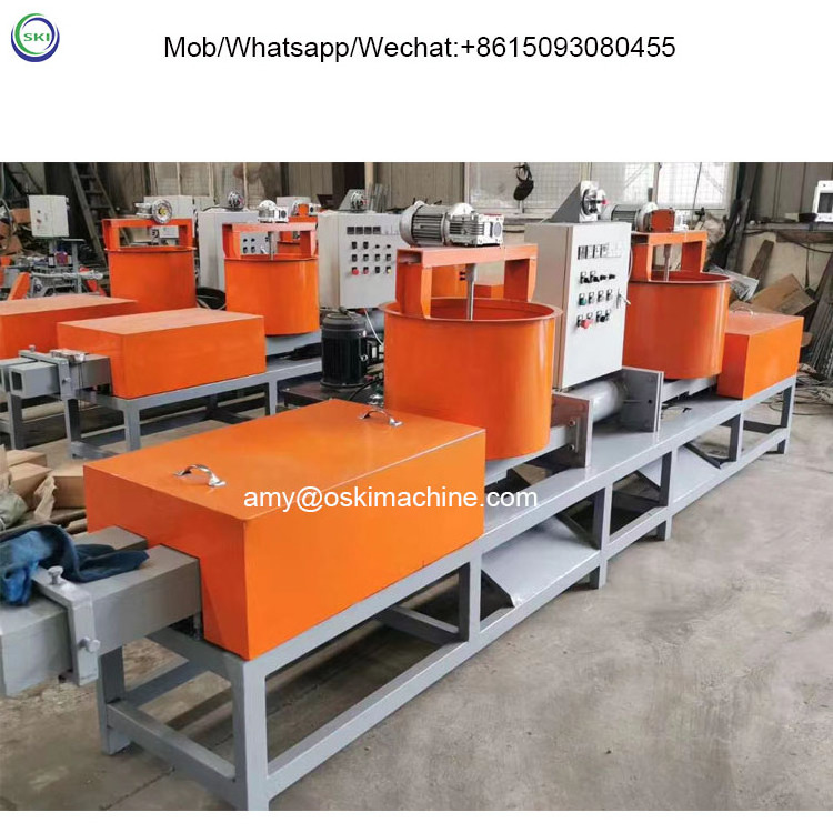 Wood Sawdust Pallet Block Making Machine Pressed Sawdust Wood Pallet Hot Press Machine