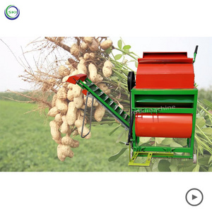 High Quality Automatic Groundnut Peanut Harvesting Harvester Peanut Picker Picking Machine Made In China