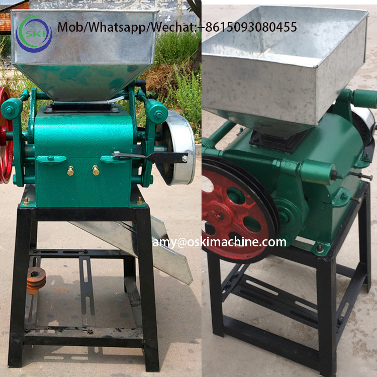 Small Grains Flattening Pressing Machinery Barley Flakes Production Flattening Mill Processing Machine