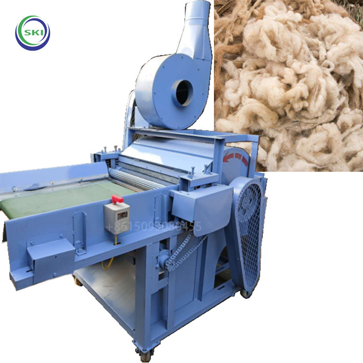 Automatic nail board waste cotton fiber opener chemical fiber roving opening machine