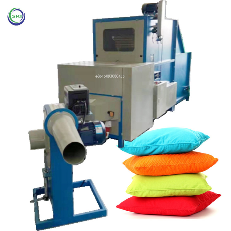 Polyester Fiber Opening Machine Sofa Pillow Making Filling Stuffing Machine Price