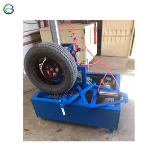 Tire Ring Side Wall Cutter Recycling Machine Waste Rubber Tires Cutting Into Strips Machine Tyre Cutting Machine