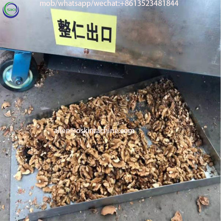 Automatic Pecan Shelling Machine Kernel Separating Machine Walnut Dehuller Sheller Hard Walnut Shelling Machine