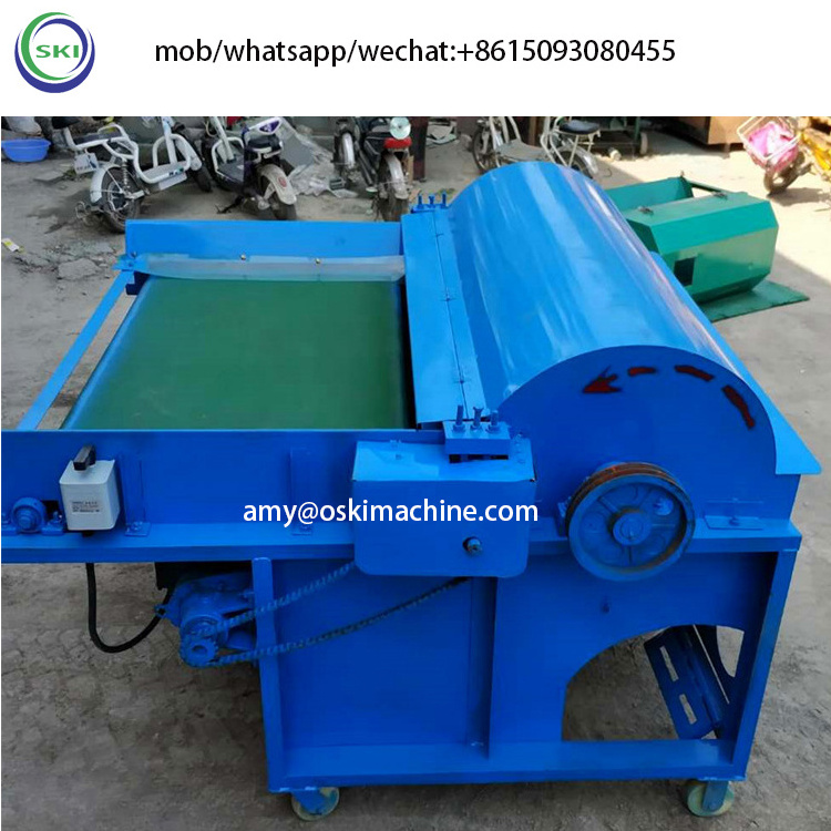 Automatic nail board waste cotton fiber opener chemical fiber roving opening machine