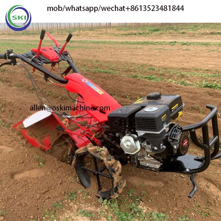 Electric Start Micro Rotary Tiller  Power Tiller Price  Mini Tiller Cultivator Parts