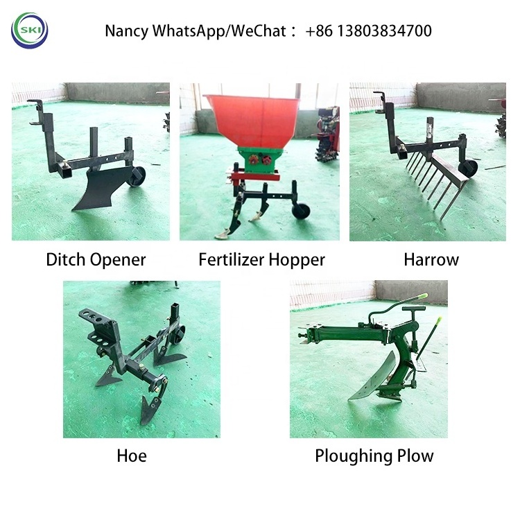 Mini Cultivators Agricultural Farming Garden Cultivator Tiler Machine Power Tiller Hand Ploughing Machine To Plough The Soil