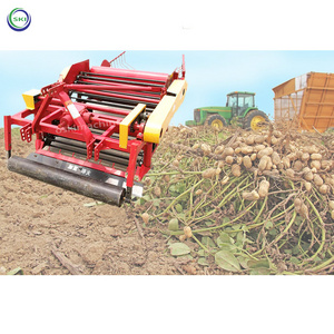 Picker Peanut Groundnut Harvester Machine 1 Row Potatoes Harvesting Machines For Tractor Peanut Digger For Sale