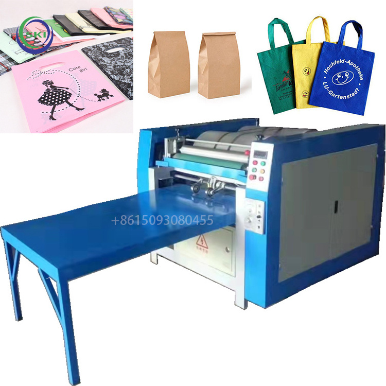 One Color Automatic Non-Woven Bag Flexographic Printed Kraft Paper Bag File Bag Printing Machine