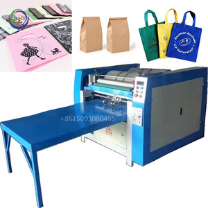 One Color Automatic Non-Woven Bag Flexographic Printed Kraft Paper Bag File Bag Printing Machine