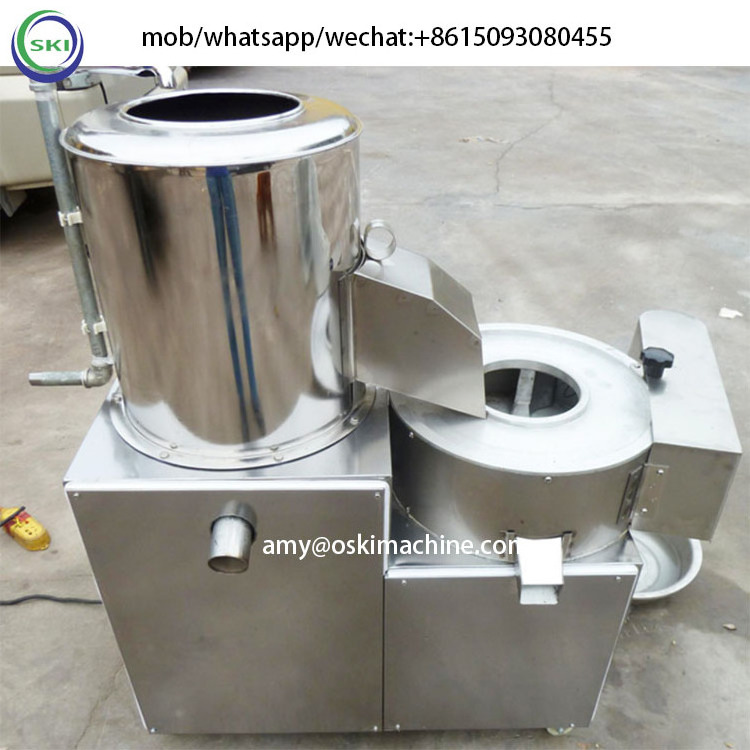 Potato peeler and slicer taro Peeler Cutter machine french fries potato cutting machine