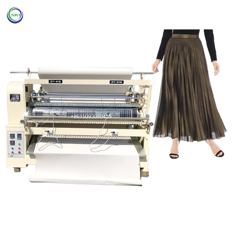 Automatic Fabric Pleated Skirt Machines Multifunction Blade Crystal Pleating Machine