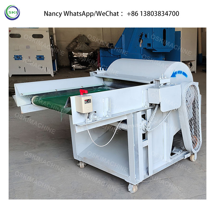 Cotton Fabric Waste Recycle Machinery Fabric Recycling Machine Textile Waste Clothes Fabrics Fiber Opening Machine