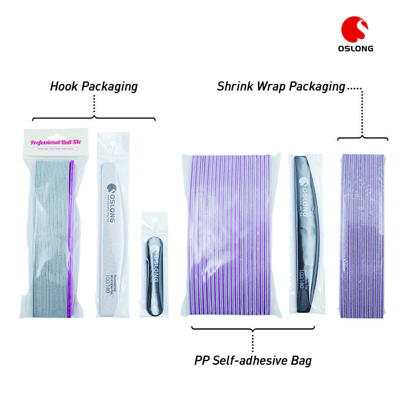 Removable Nail File Self-adhesive Stainless Steel Half Moon Metal Zebra Disposable Nail File