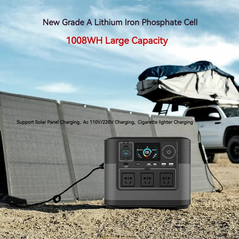 1200W Peak Power 2000W Home Solar Generator Emergency Power Banks Portable Power Stations