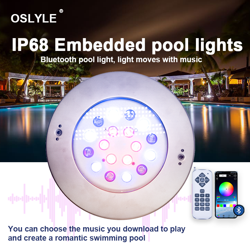 LED waterproof underground light garden underwater lighting led light swimming pool with ABS plastic niche