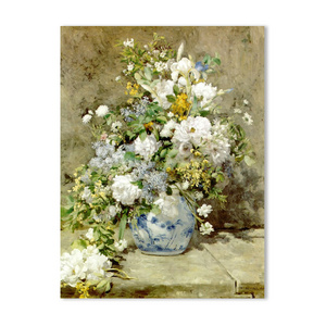 100% Handmade Classical Realistic Flowers Oil Painting on Canvas for Living Room Decor Flower Wall Painting