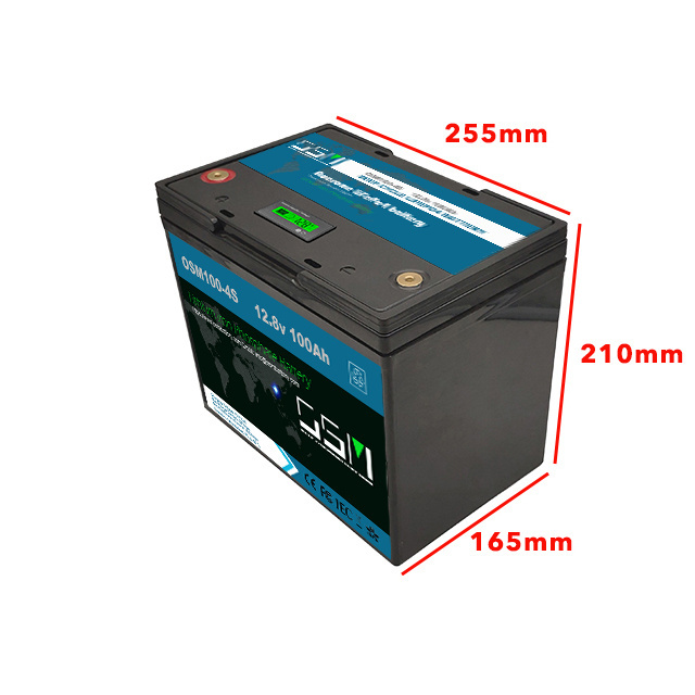 Battery 12 Volt Smallest Size Deep Cycle 100ah 200ah 12v Lithium Battery With Factory Price