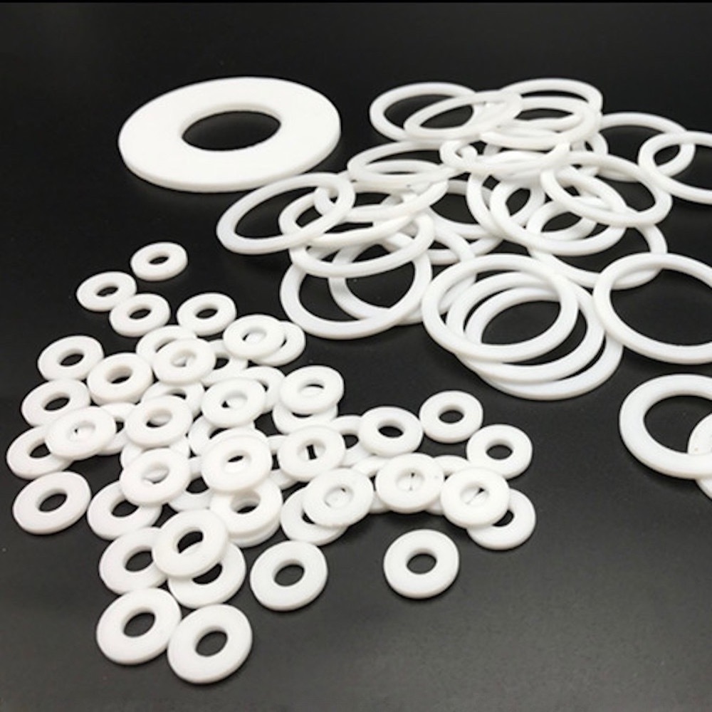 High Temperature Resistant PTFE Gaskets Seals Spacers