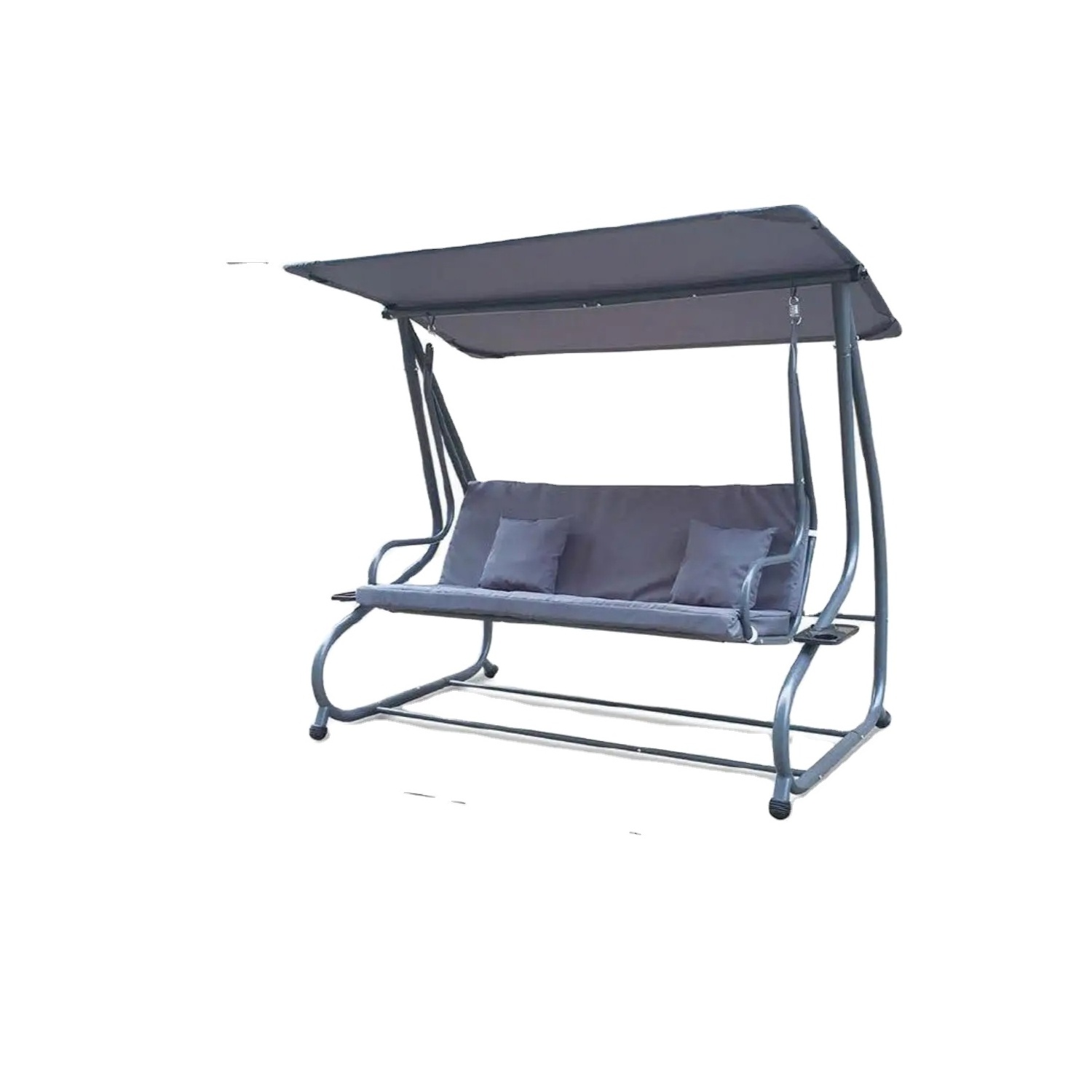 Ousen Swing Chair Seat Outdoor Free Standing Covered Swing Bench Emergency Equipment