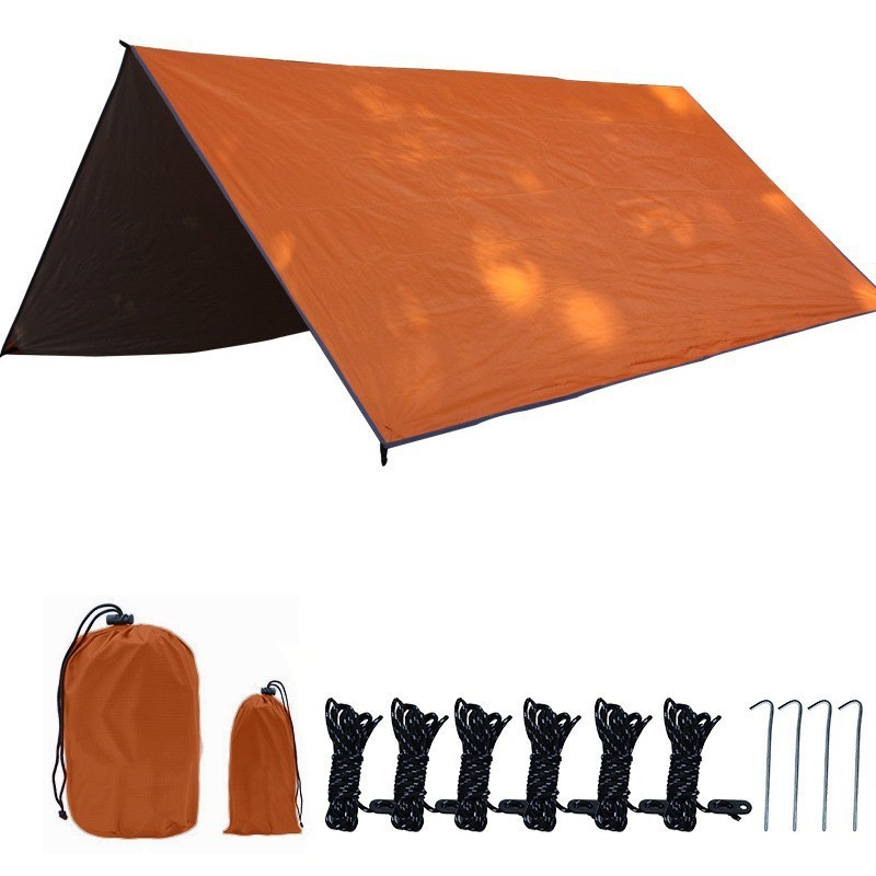 Oxford silver diamond awning sun shade shelter camping camping rain fly tent hammock tarp