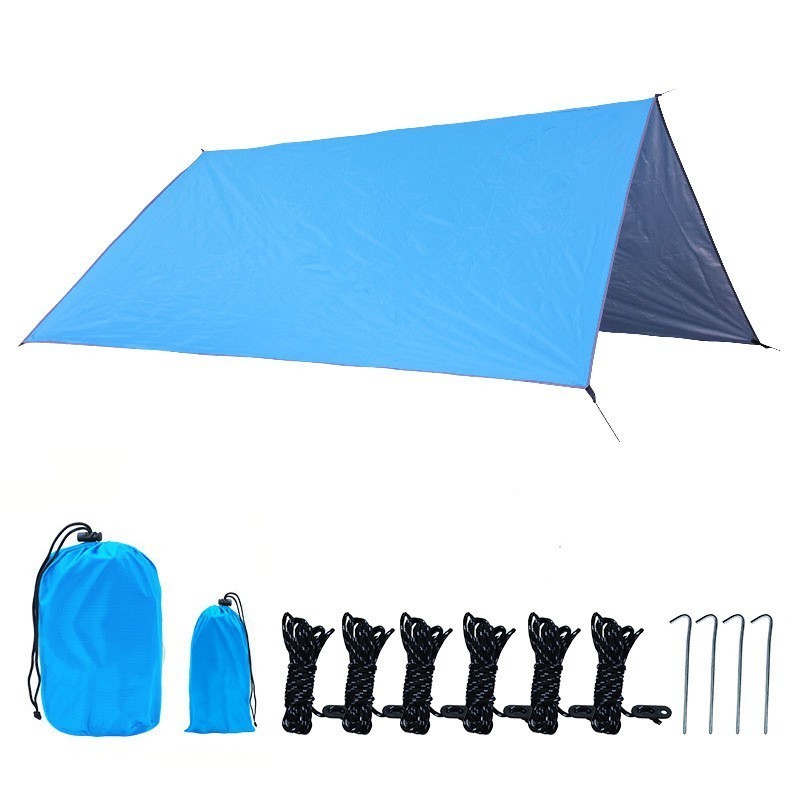 Oxford silver diamond awning sun shade shelter camping camping rain fly tent hammock tarp