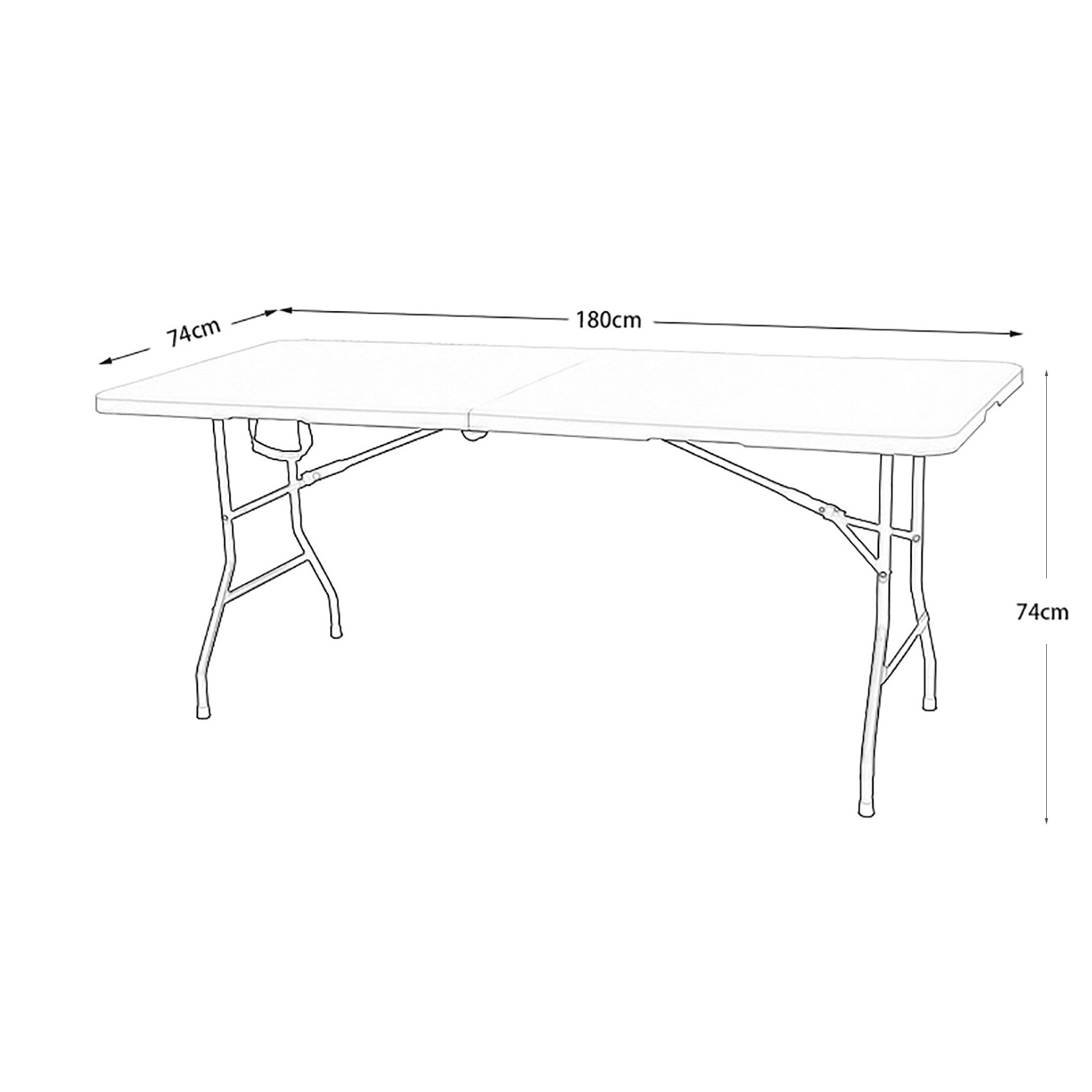 Camping Stackable Dinning Picnic Folding Outdoor Table Tops For Restaurant