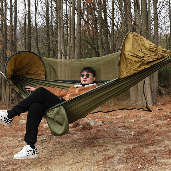 Automatic Quick Opening Mosquito Net Big Garden Hammock Personalized