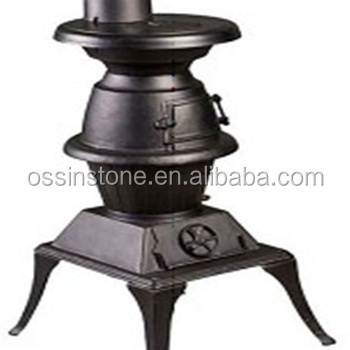 Pot Belly Stove Cast Iron Wood Burning Stove