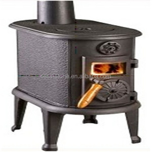 Free Standing Cast Iron Wood Burning Stove