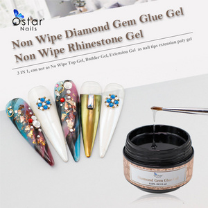 OEM Clear Diamond Gel Super Adhesive No Wipe Glue Soak Off UV Gel Polish