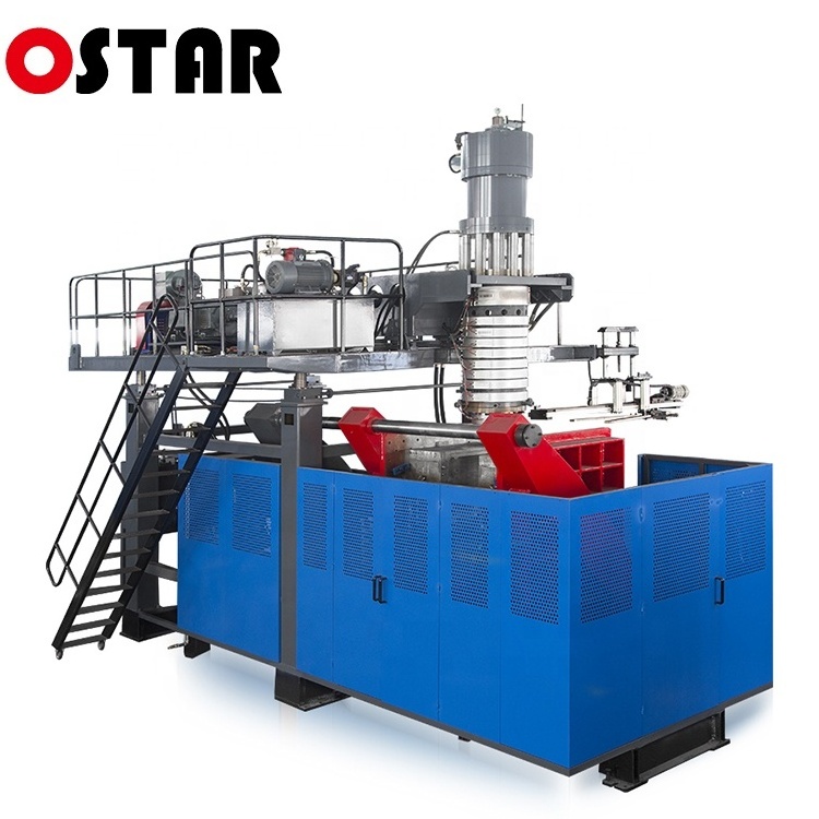 chemical Single Double Layer L Ring 200l 220 Liter 55 Gallon Plastic Hdpe Blue Drum Barrel Making Blow Molding Machine