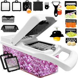 Latest Design Multifunction Spinner Salad Mini Fruit Food Vegetable Grater Slicer  Cutter Dicer Veggie Chopper