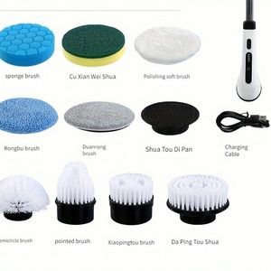 Best Price Hand Held Electric Scrubber Usb Battery Powered Scrubber Customizable Household Cleaning Brush