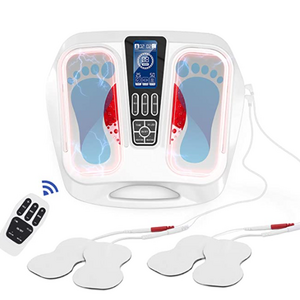 Foot Massager Acupressure Vibration Tens Pulse Reflexology Machine Remote Control Electric EMS Massager for feet