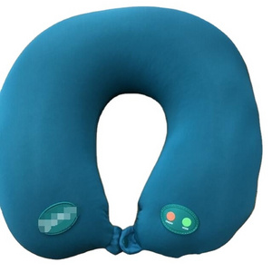 Printed U shape travel neck massager pillow with logo personalized travel neck pillow