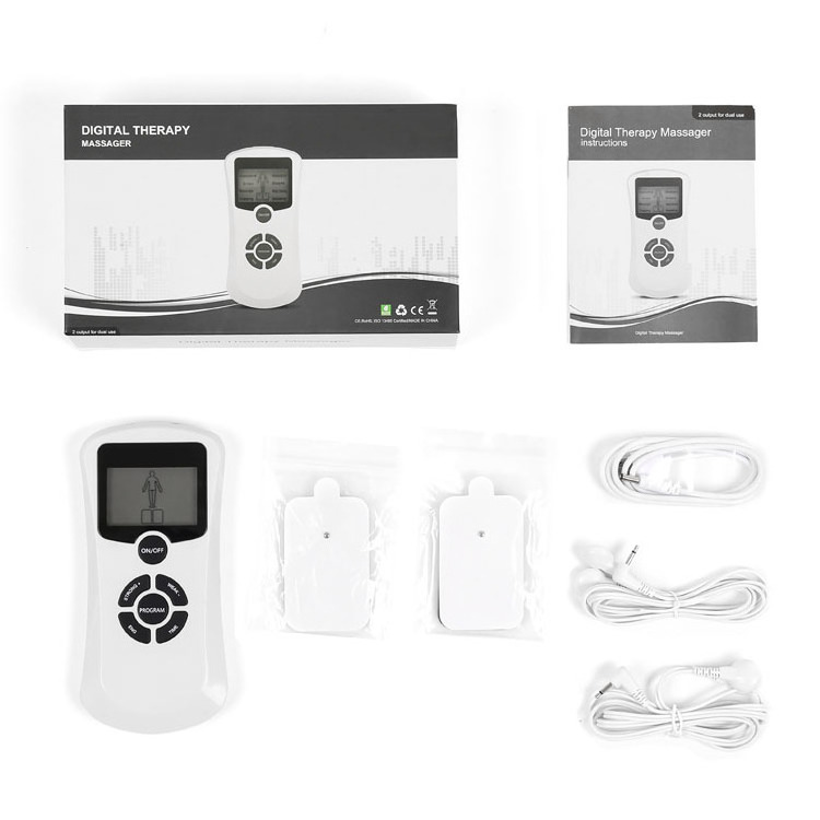 EMS Tens  2 Channels Electronic Therapy Muscle Massager digital therapy tens machine for pain relief