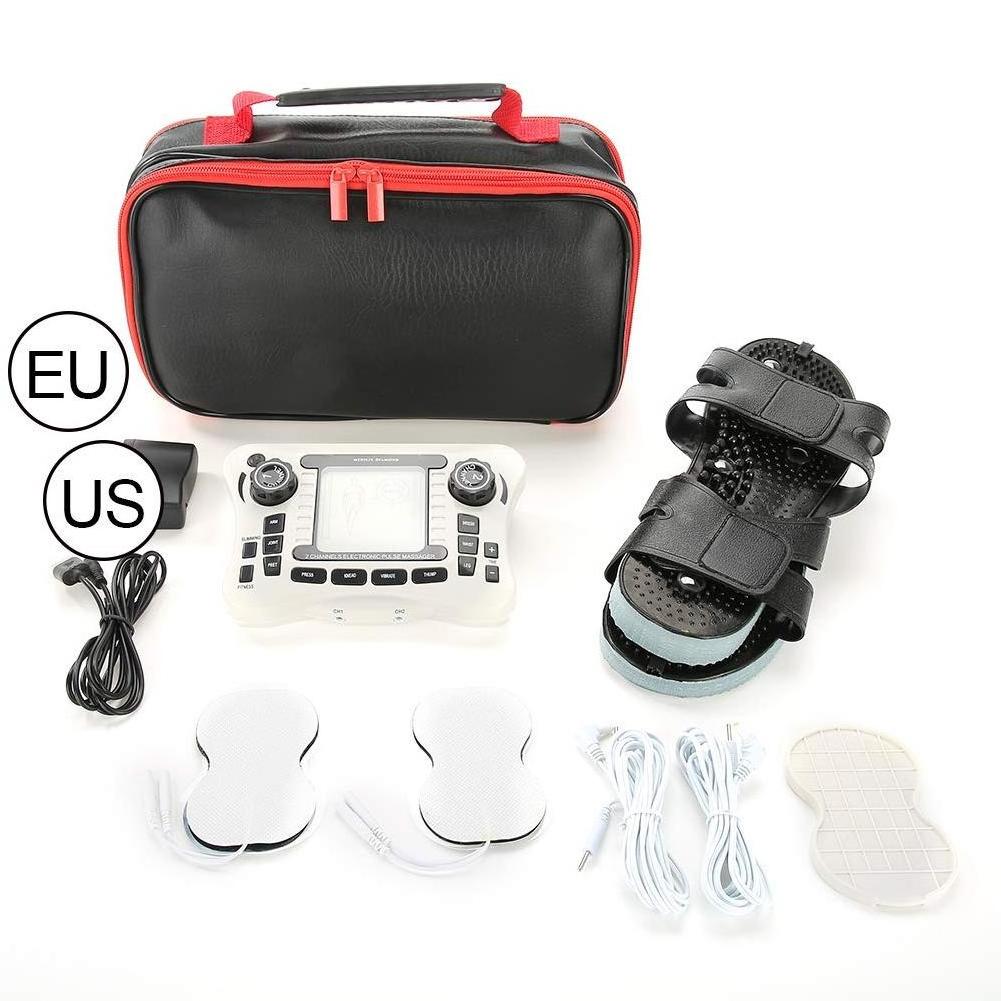 Electric TENS Pulse Therapy Massager Muscle stimulator with massage slippers