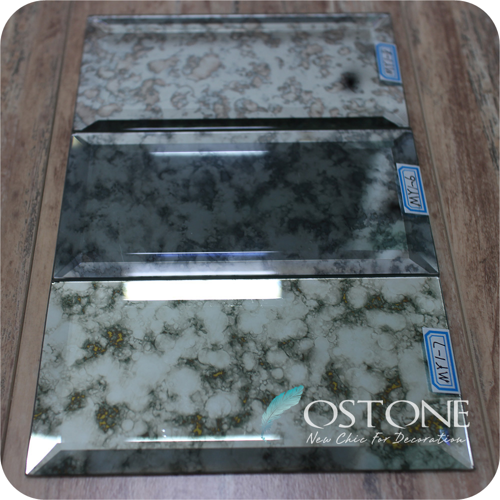 Supply Good Cheap Beveled Glass Prices Antique Mirror Glass Tiles