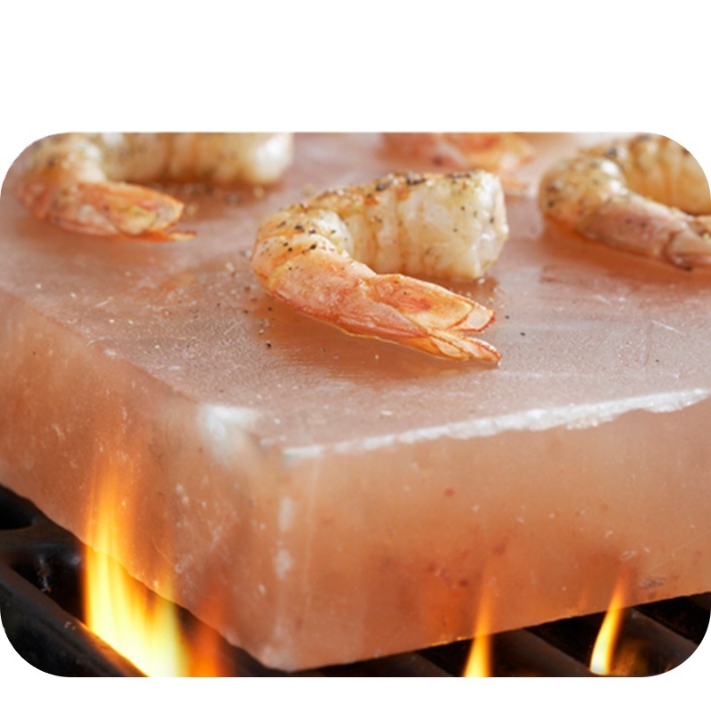 Hot Sale Pink Cooking Baking Tray Himalayan Rock Salt Blocks Bricks Tiles