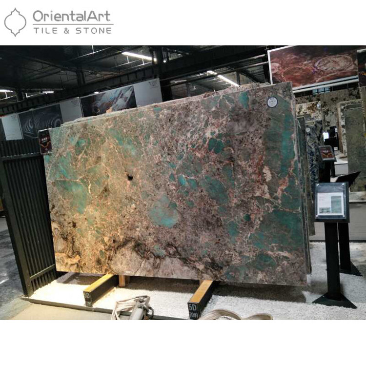 Polished Amazonite Stone Granite Slab Price