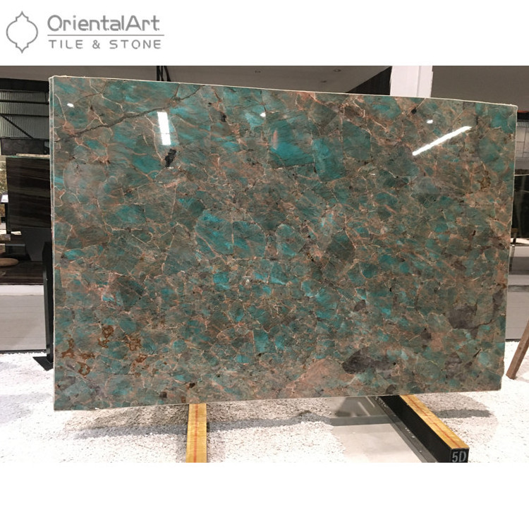 Polished Amazonite Stone Granite Slab Price