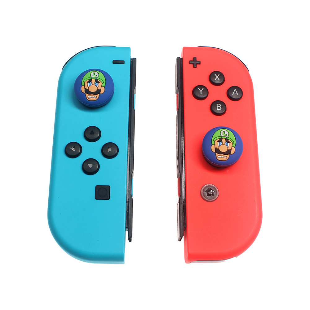 Analog Stick Caps Compatible with Nintendo Switch Soft Silicone Joystick Cover Thumb Grips